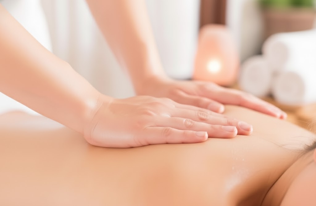 Massage hands on back